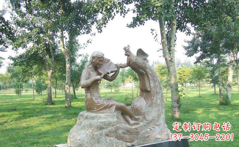 江西艺术精美的凤凰雕塑