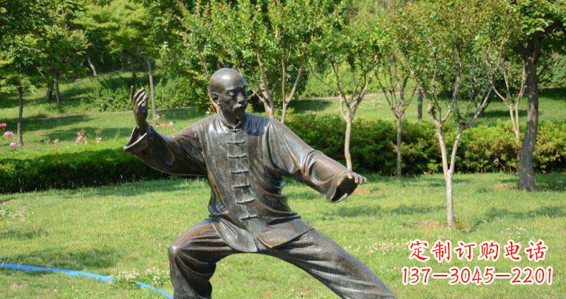 江西老人雕塑铜像,展示宁静内涵