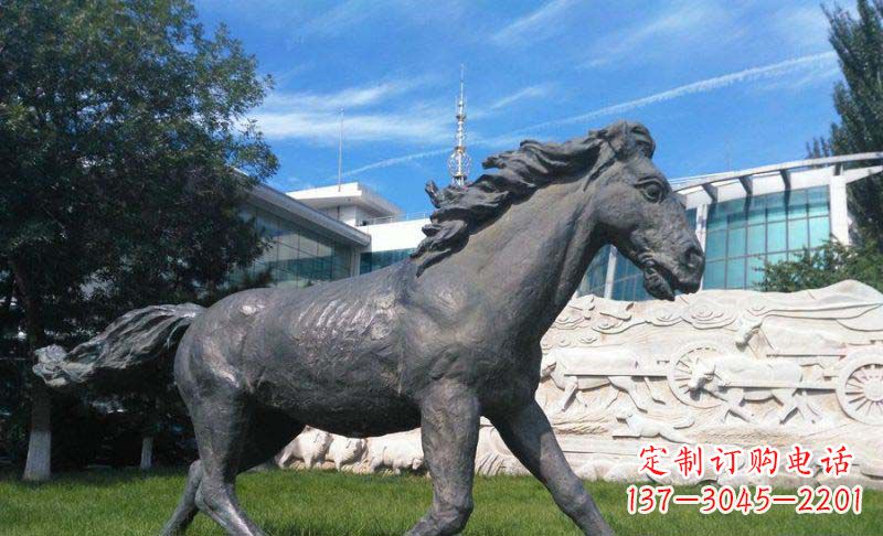 江西马动物铜雕塑
