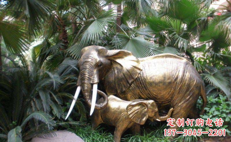 江西中领雕塑-大象铜雕定制