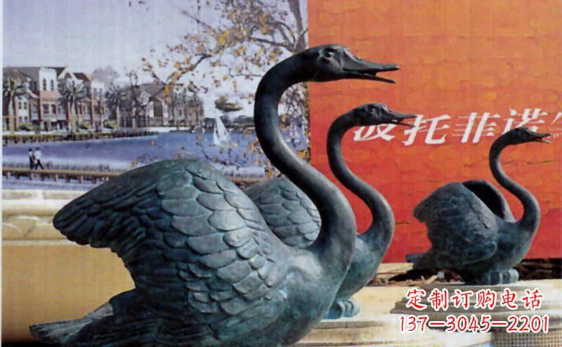 江西优质青铜天鹅雕塑