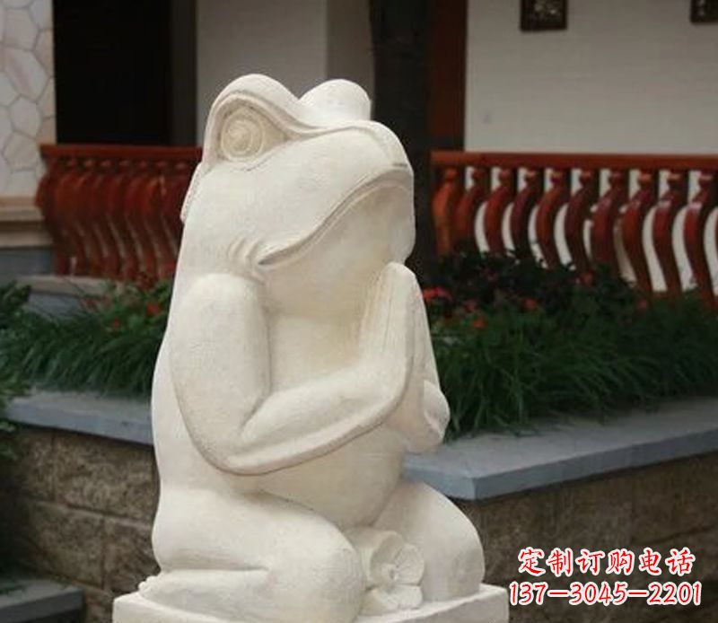 江西中领雕塑精美绝伦的青蛙石雕