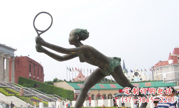 江西精致羽毛球铜雕