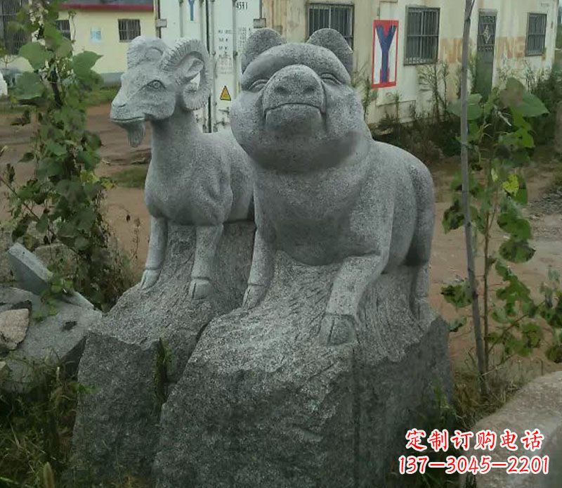 江西优质动物猪石雕