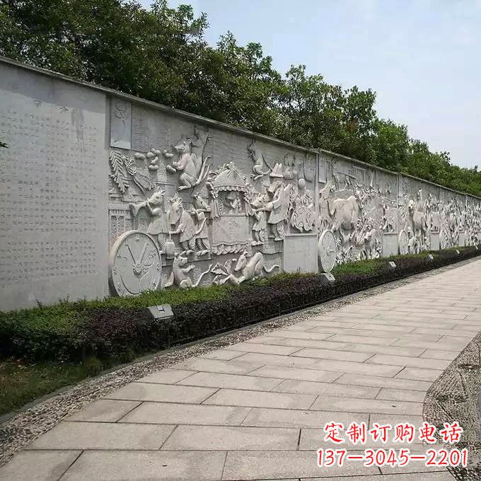 江西领雕塑 | 十二生肖文化浮雕