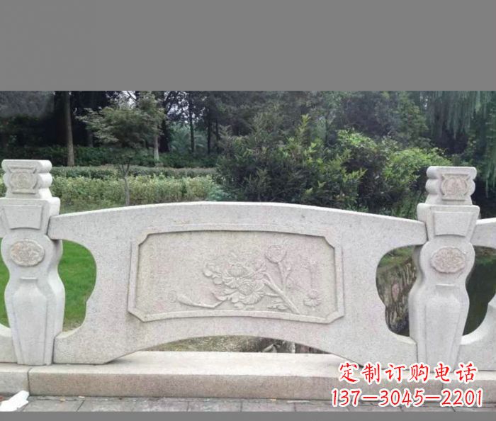 江西公园石栏板大理石雕塑 (3)