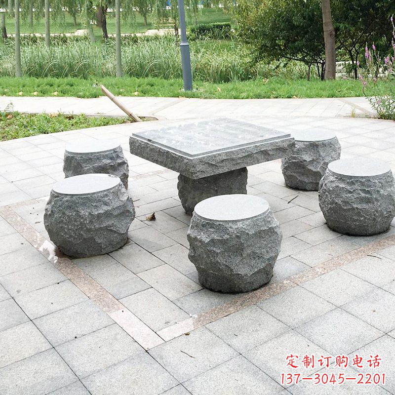 江西公园石桌凳