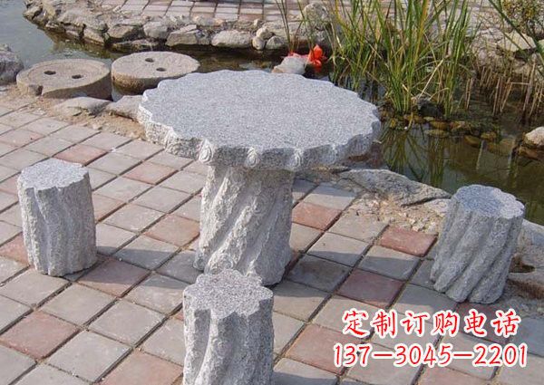 江西公园石桌凳 (2)