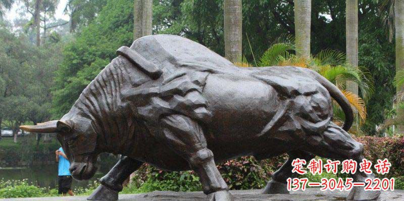 江西拓荒牛精美铜雕
