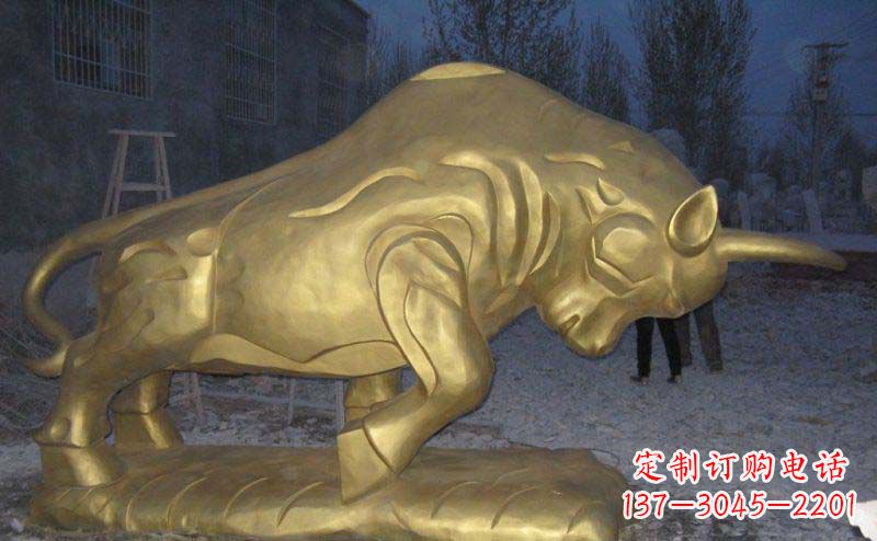 江西拓荒牛铜雕—瑰丽壮观的动物雕塑