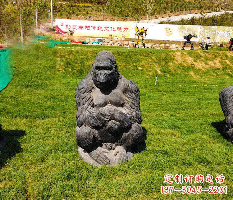 江西高端铜制巨型大猩猩雕塑