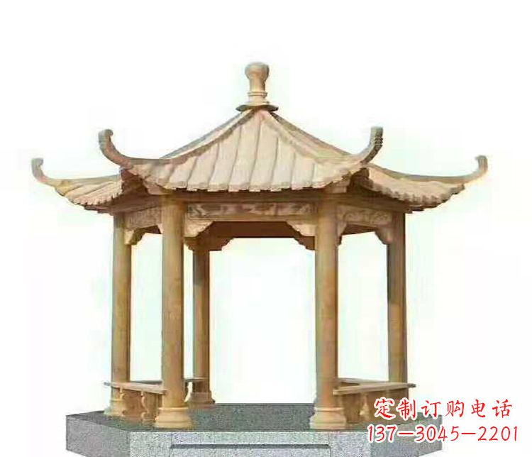 江西晚霞凉亭石雕