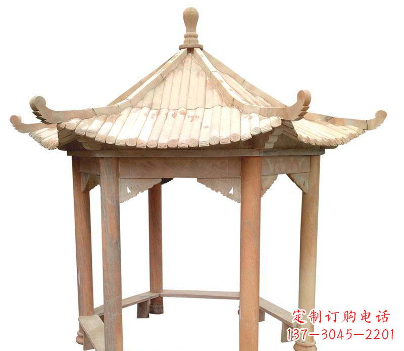江西精美六角凉亭雕塑