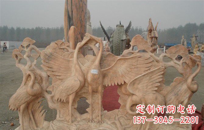 江西精美仙鹤雕塑