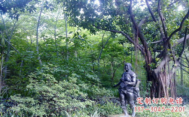 江西铜雕西方女人人物雕塑