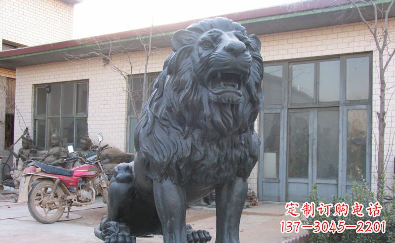 江西公园西洋狮子铜雕