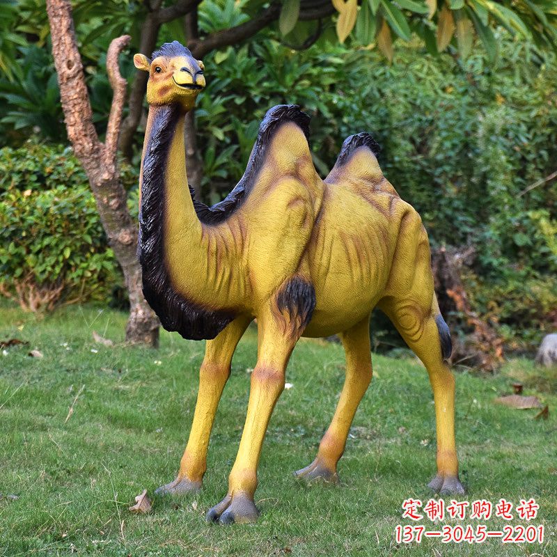 江西骆驼雕塑精美而有趣的定制装饰品