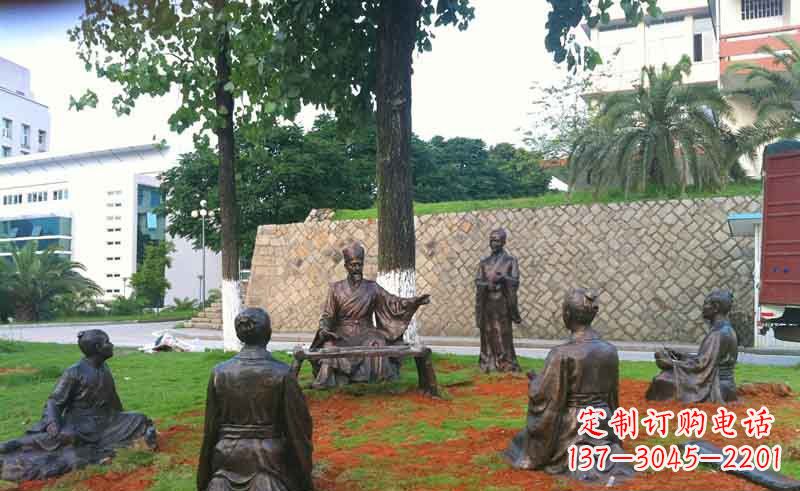 江西艺术经典朱熹铜雕雕塑
