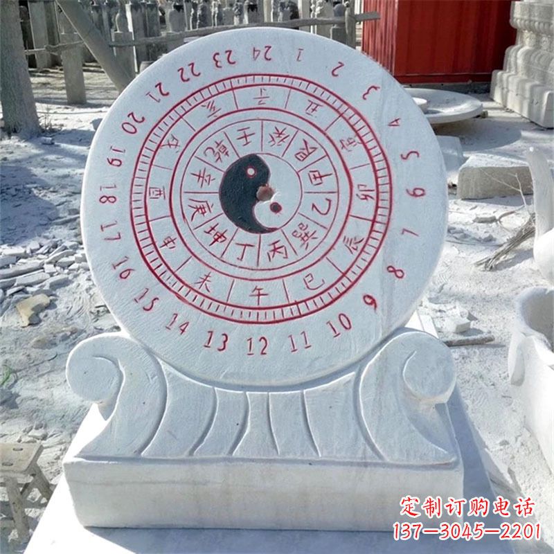 江西古代计时器日晷仪雕塑