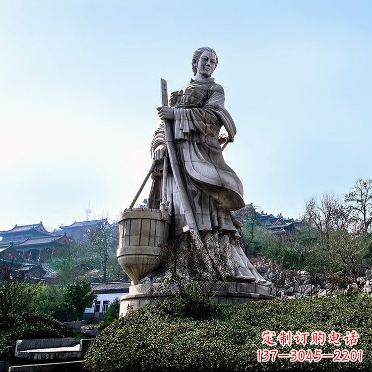 江西古代美女文姜景观雕塑