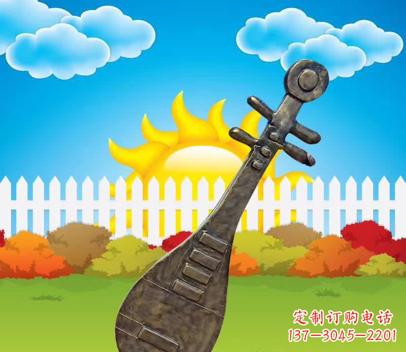 江西精美古典琵琶雕塑