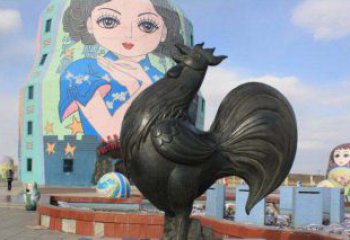 江西艺术精美的公鸡雕塑