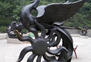 江西天四灵朱雀神鸟雕塑——象征希望的贵族精神