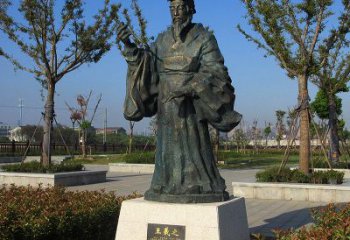 江西精美大师级铜雕——王羲之雕像
