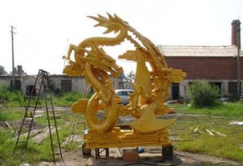江西产品名称“象征吉祥，唤醒美好——中领雕塑铜雕龙凤呈祥”