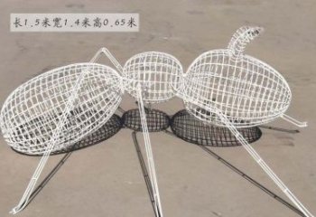 江西美轮美奂的蚂蚁镂空雕塑