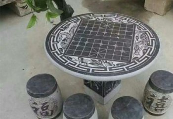 江西公园景观石桌凳雕塑