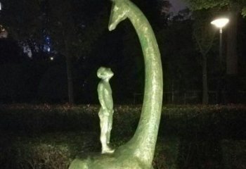 江西壮观绝伦的长颈鹿雕塑