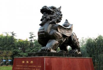 江西独角兽雕塑，释放公正之美