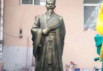 江西中领雕塑经典传承，诸葛亮铜雕！