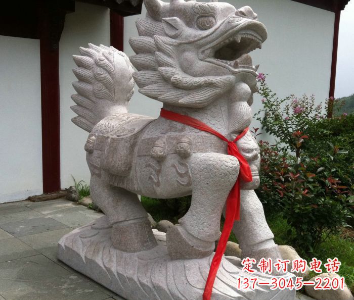 江西古典神麒麟石雕,令人叹为观止的精美艺术