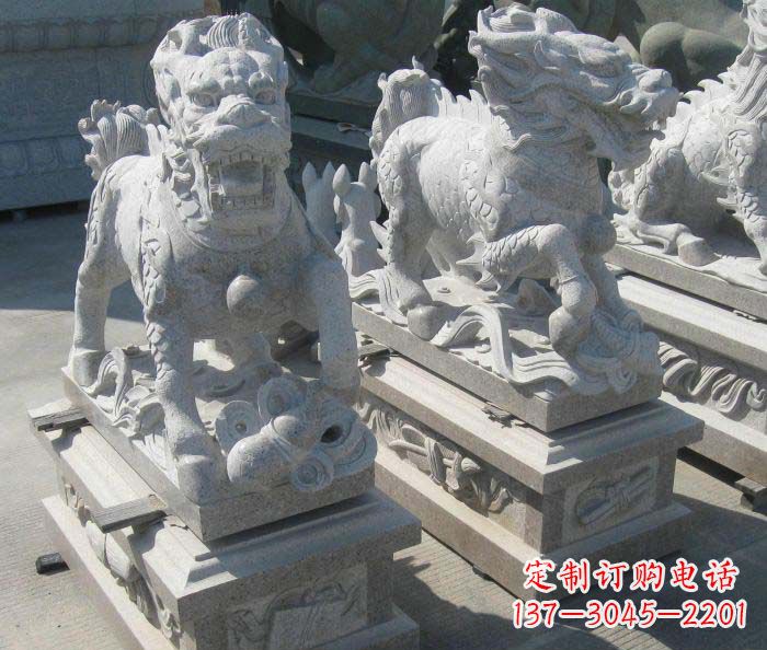江西优质古代神兽麒麟石雕