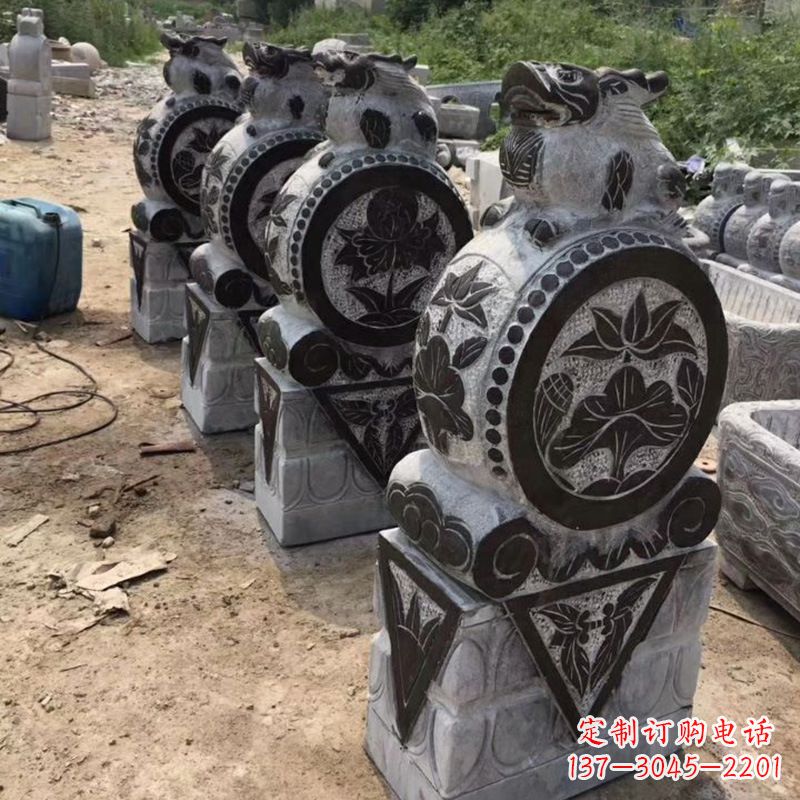 江西定制古典门墩雕塑,展现古典文化精髓