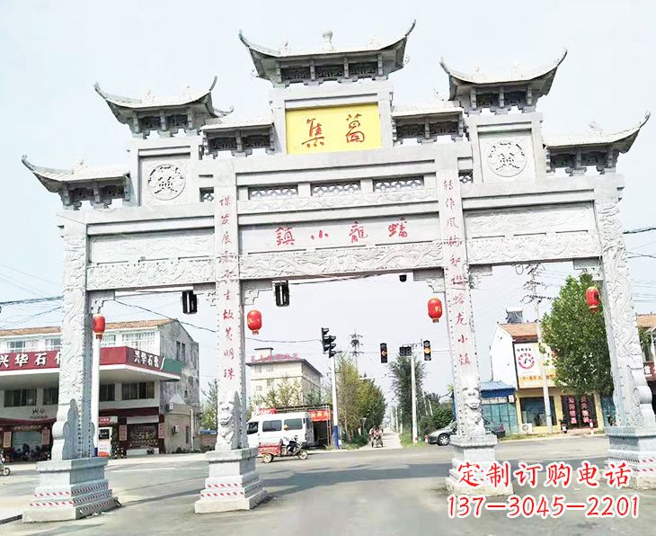 江西牌坊雕塑：传承古典文化，新的艺术精粹