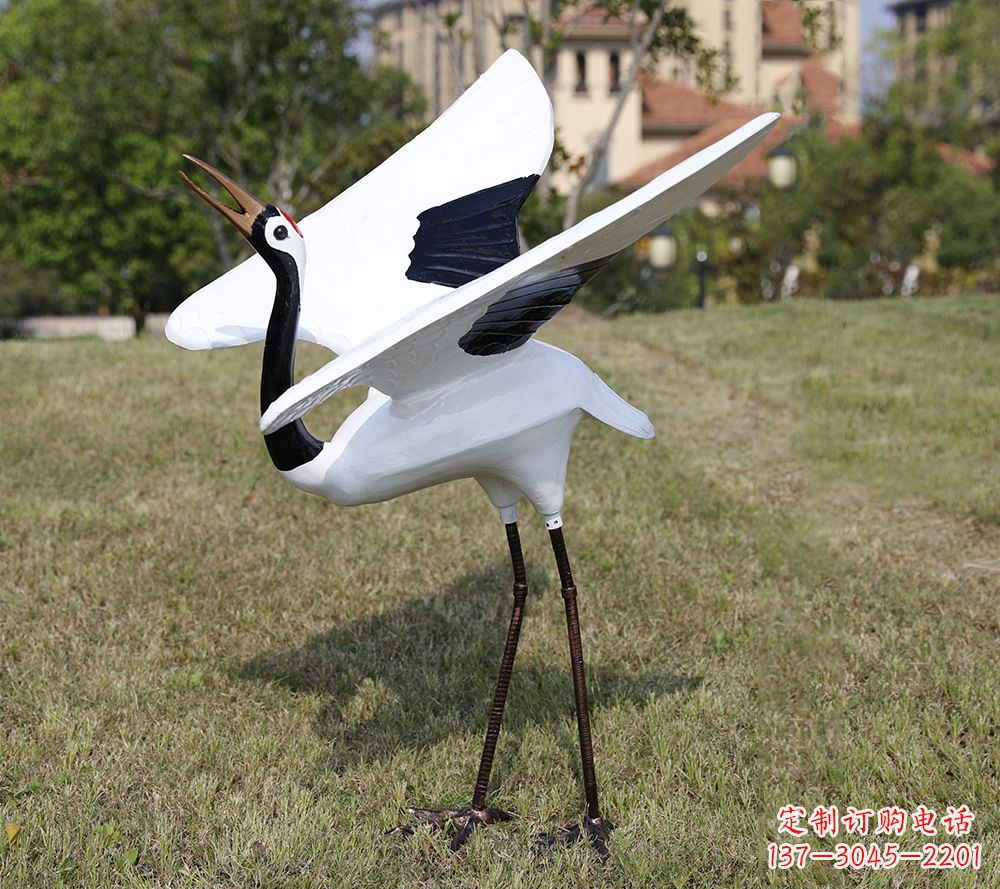 江西贵族气质,匠心精神:古人仙鹤雕塑