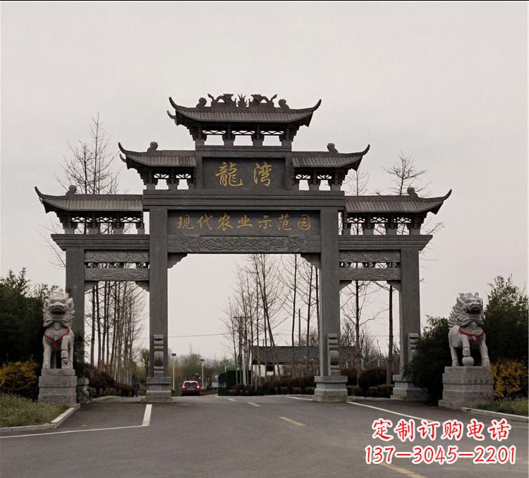 江西品质精湛的古石牌坊雕塑