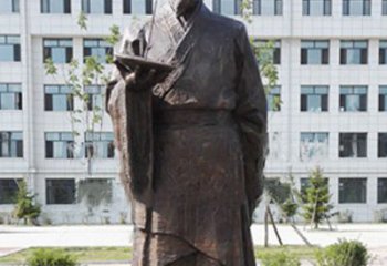 江西传承古代珍贵文化—祖冲之铜雕塑