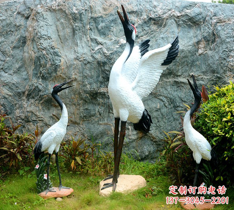 江西精致品质,故宫仙鹤雕塑