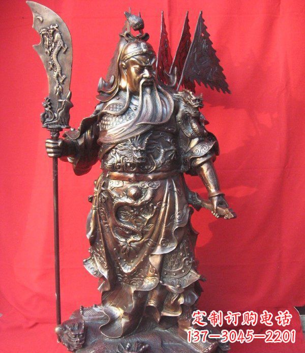 江西中领雕塑:以关公雕塑打造您的定制之作