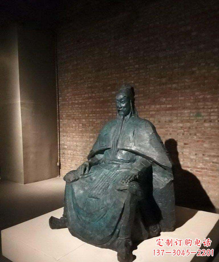江西关公古代名人铜雕