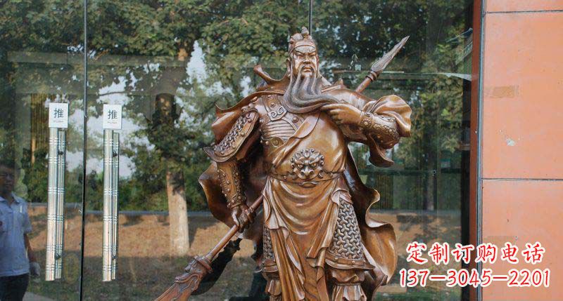 江西关公古代人物铜雕