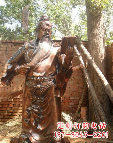 江西全新关公铜雕,让你的收藏更个性!