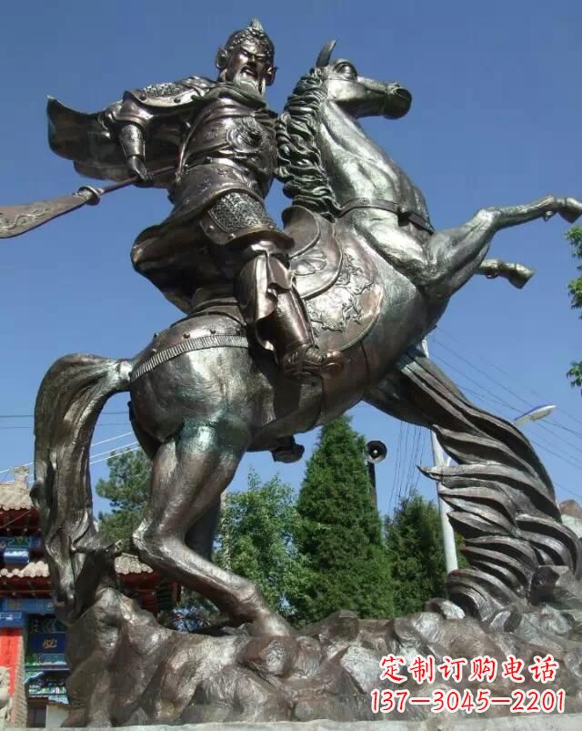 江西关公骑马雕塑