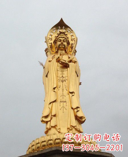 江西观音菩萨铜雕像