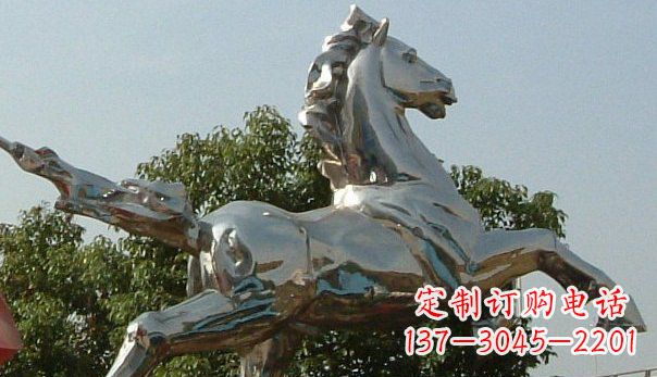 江西精美不锈钢奔马雕塑