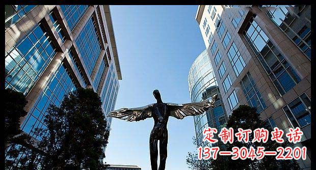 江西精美不锈钢抽象天使雕塑